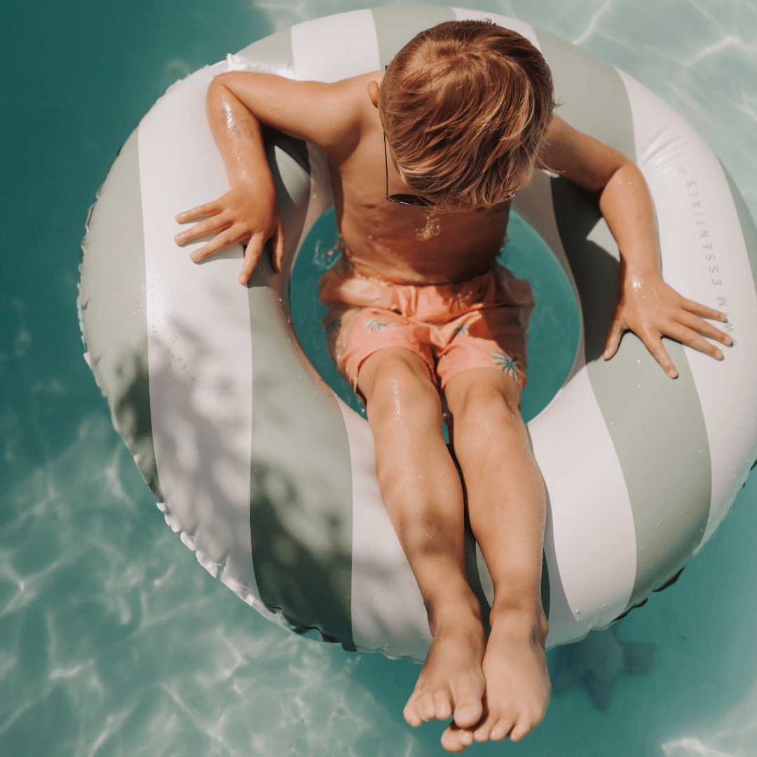 Essence | Salvagente Verde/Bianco Ø 90 cm-1