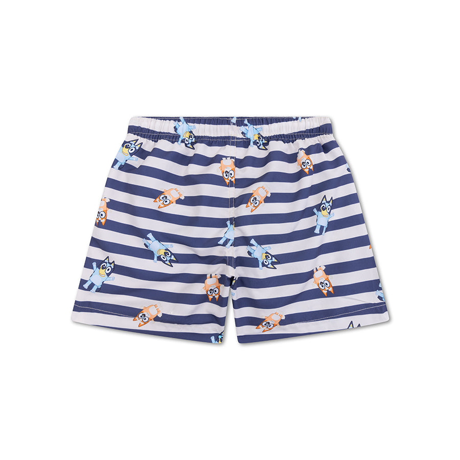 Bluey-Boxer-da-Bagno-Blu/Bianco-UV-per-Bambino-1