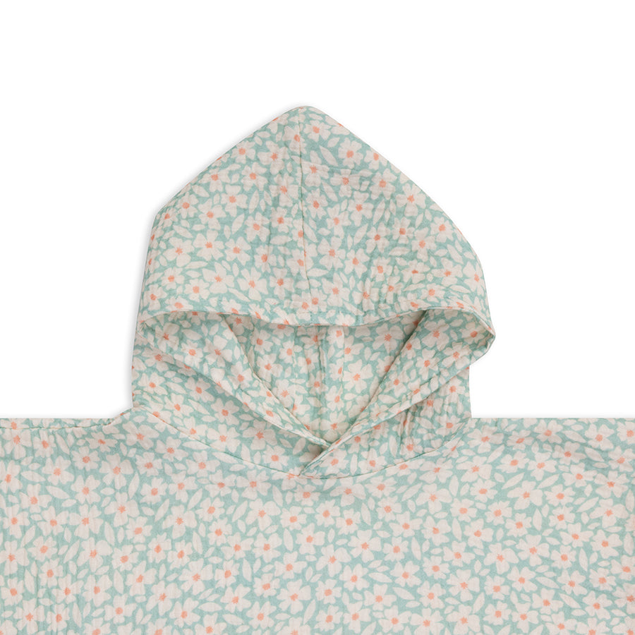 Florish | Accappatoio poncho idrofila verde 52 x 52 cm-1