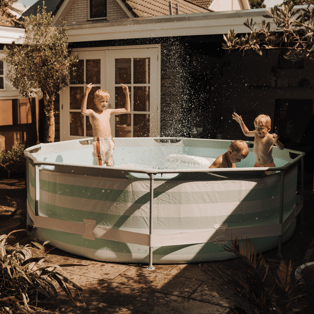 piscina-305x76 cm-verde-bianco-con-accessori-nuotare-essenziali-3