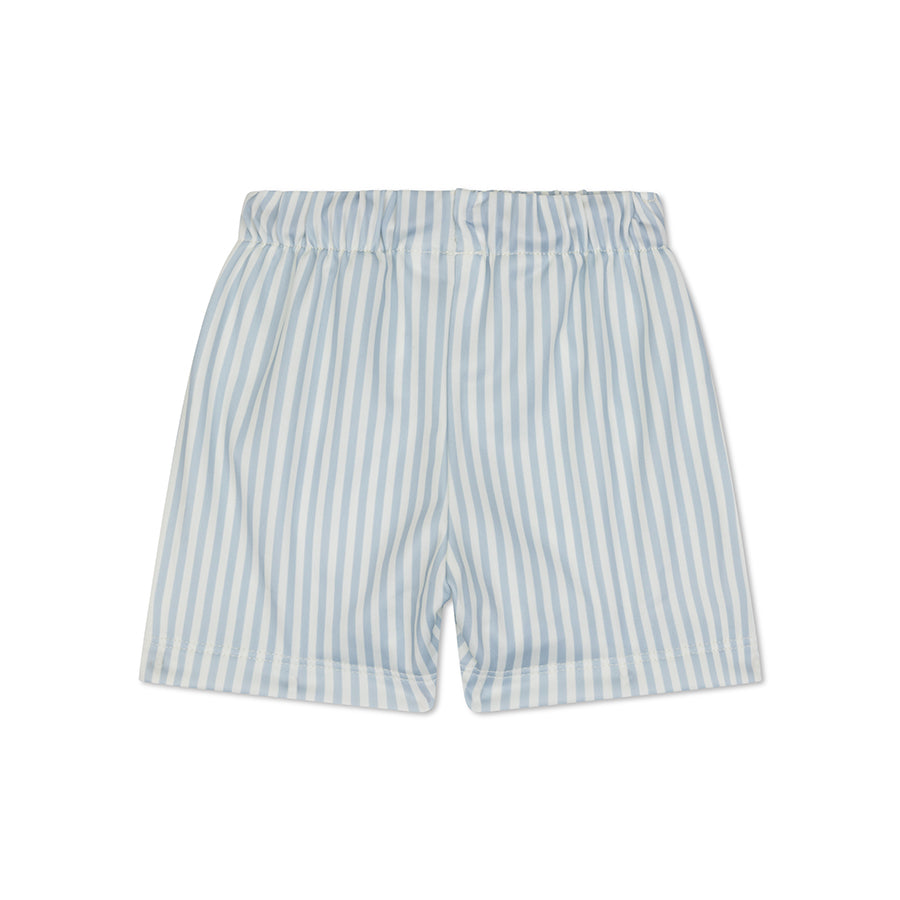 Blue Stripes | Boxer da nuoto blu/bianco per bambino