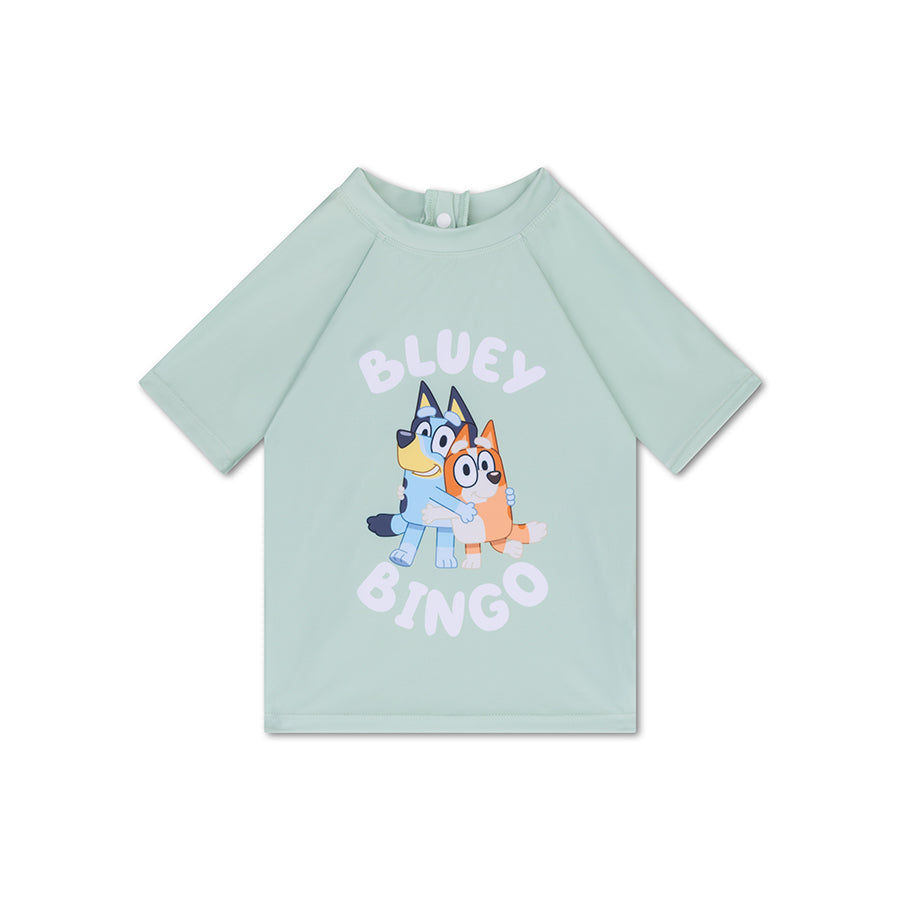 Bluey-Maglietta-da-Bagno-Verde-UV-a-Maniche-Corte-2