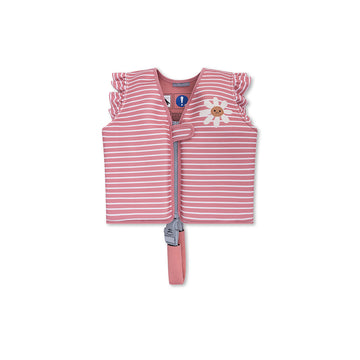 Daisy Flower | Giubbotto Salvagente Rosso/Bianco a Righe 3-6 anni