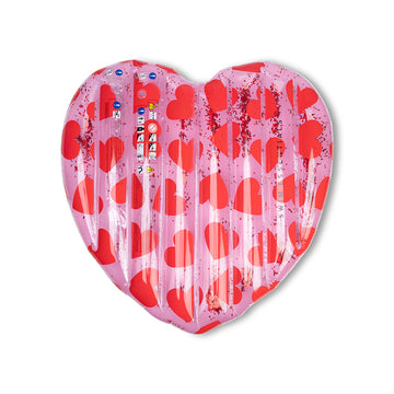 Mini Hearts | Materassino a Cuore Rosa