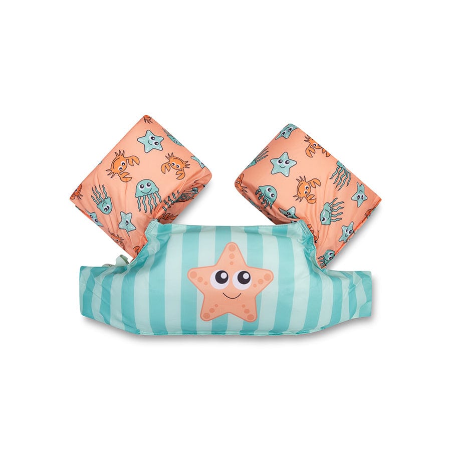 Braccioli cintura-VerdeRosa-Animaletti-SwimEssentials