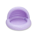 piscina-100 cm-viola-leopardo-con-parasol-nuotare-essenziali