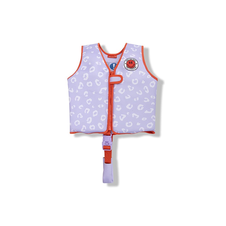 Giubbotto salvagente_Leopardo_Lilla_SwimEssentials