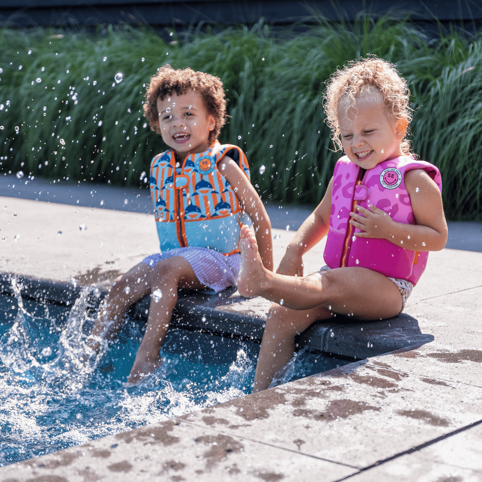 giubbotto salvagente-rosa-motivo-panter-2-3-anni-swim-essentials-5