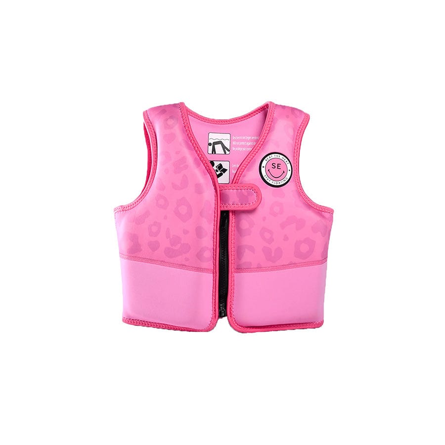 giubbotto salvagente-rosa-motivo-panter-2-3-anni-swim-essentials-1